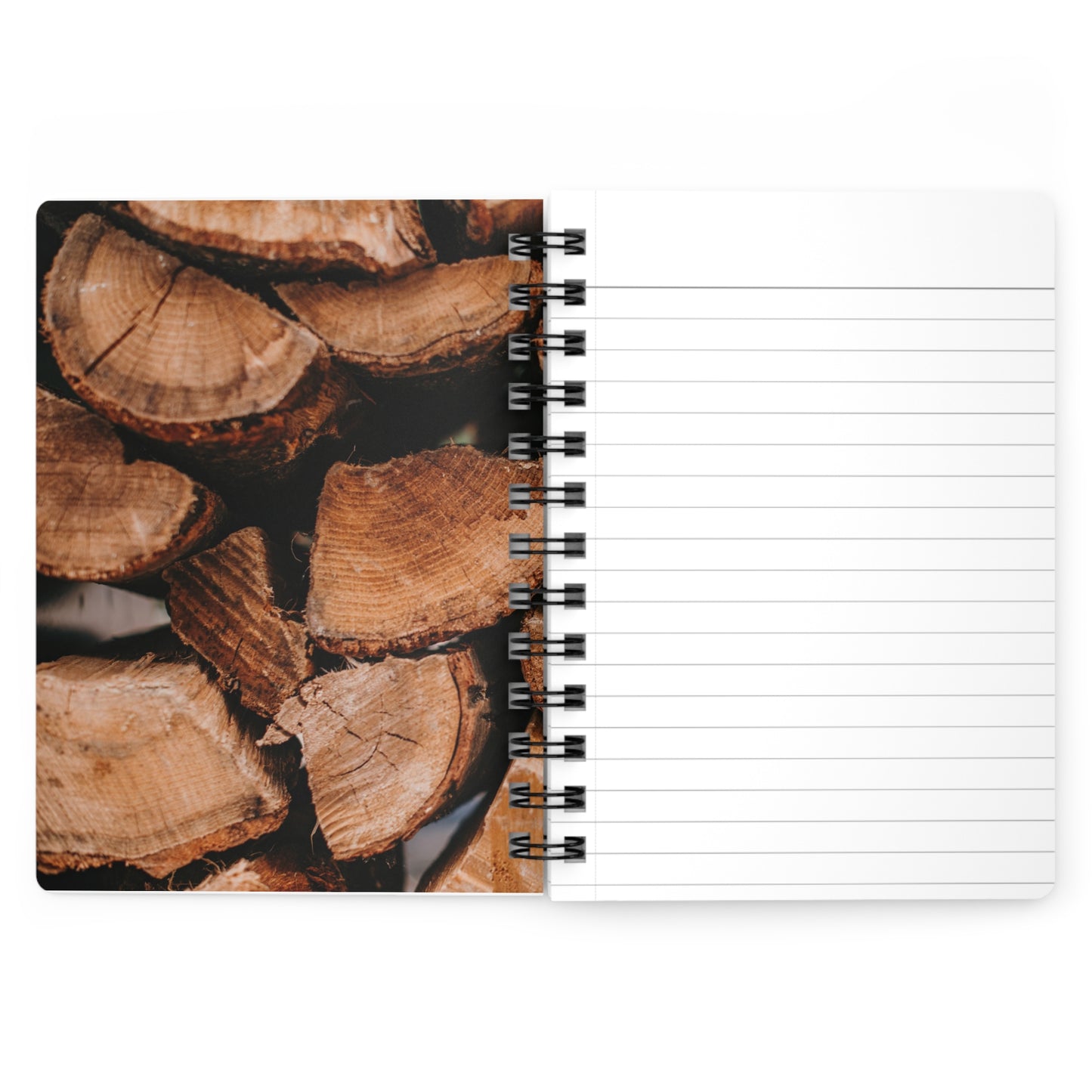 Wood Stack- Spiral Bound Journal