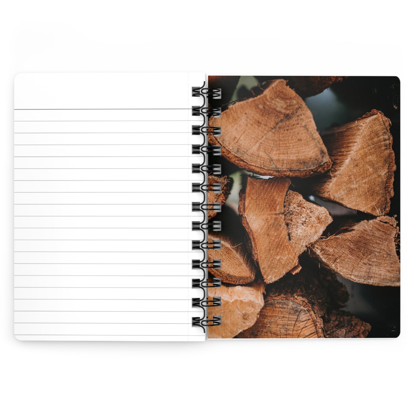 Wood Stack- Spiral Bound Journal